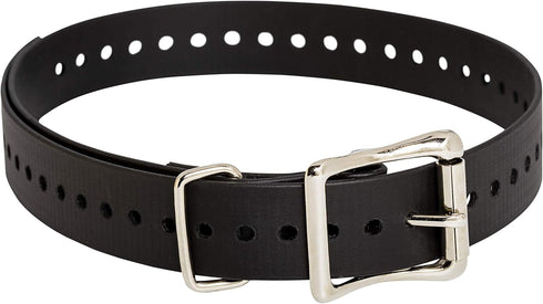 SportDOG Brand 1 Inch Collar Straps - Waterproof and Rustproof - Tightly Spaced Holes for Proper Fit - Black...