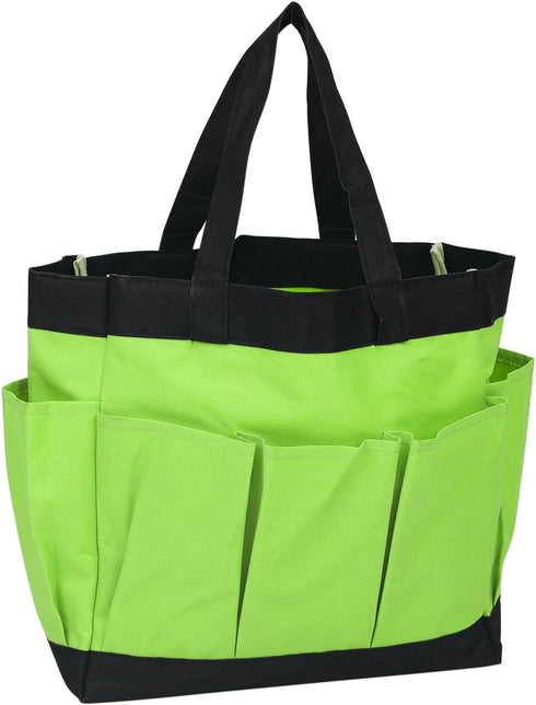 Garden Tool Bag 11.2" x 5" x 11" Large Oxford Waterproof with Pockets Garden Tote Bag Gardening Plant Tool Organizer Storage Carrier Store for Out...