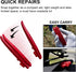 6Pcs Compact Roadside Bicycle Tyre Levers Tool for Inner Tube Tire, 4.1 x 0.76 x 0.48 in, Solid Reliable Plastic Bike Tire Spoons Set, Lightweight...