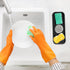 Zulay Kitchen (9x3.5) Silicone Sponge Holder for Kitchen Sink - Flexible Multipurpose Soap Tray Sponge Holder - Sink Organizer Tray for, Bathroom,...