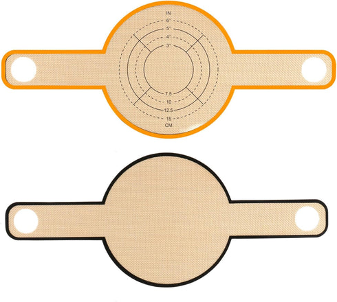 Dutch Oven Mat with Extra Long Handles, 2 Colors (Set of 2) is the best silicone baking mat for Dutch ovens. Non-stick and easy to clean, reusable...
