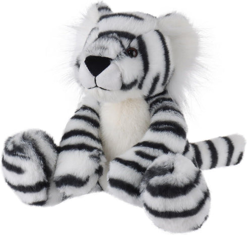 Apricot Lamb Toys Plush White Classic Tiger Stuffed Animal Soft Cuddly Perfect for Kids 8.0 Inches...