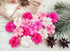 HukDok Artificial Flower Petals Mulberry Paper Flowers for DIY Crafts Scrapbooking Embellishment Wedding Doll House Supplies Card Mini Paper Flowe...