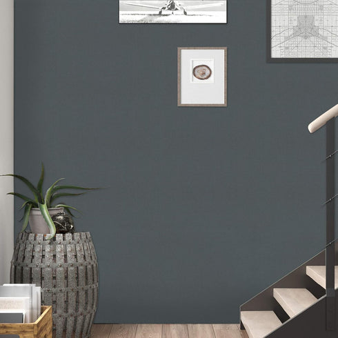 Mecpar Solid Grey Wallpaper 15.7" x 78.7" Matte Grey Contact Paper Grey Peel and Stick Wallpaper Textured Vinyl Film Self-Adhesive Removable Thick...
