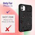 (2in1 for iPhone 11 Case for Women Butterfly Cute Girls Phone Cover Girly Pretty Aesthetic Kawaii Black Butterfly Unique Design with Camera Cover ...