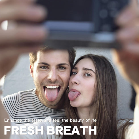 AILE Tongue Scraper, 100% Useful Surgical Stainless Steel Tongue Cleaner for Both Adults and Kids, Professional Reduce Bad Breath Metal Tongue Scr...