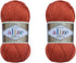 Alize Diva Yarn Hand Knitting Yarn 100% Microfiber Acrylic Yarn Alize Diva Silk Effect Thread Crochet Art Lace Craft Lot of 2 skeins 200gr 767 yds...