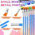Paint Brushes Set for Acrylic Painting, 50 Pcs Flat and 50 Pcs Round Art Paint Brushes Acrylic Paint Brush, Paint Brushes for Kids Adults Oil Wate...