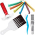 5Pcs Air Conditioner Condenser Fin Comb,Radiator Comb Tool Condenser Coil Ac Fin Comb Straightener,for Refrigerators,Automobiles,Evaporators,Compu...