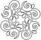 Quilting Creations Wave on Wave Quilt Stencil, 9"...