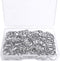 100 Pcs Split Ring, Small Key Rings Bulk Split Keychain Rings DIY Craft Metal Keychain Connector Accessories (12mm)...