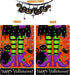 Halloween Garden Flag 12×18 Inch Rustic Black Farmhouse Decor for Seasonal Holiday Yard (Halloween Flag 12"X18" C)...