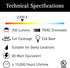 A19 Frosted Glass E26 LED Bulb 60 Watt Light Bulbs Equivalent, 7 Watt Dimmable LED Light Bulbs, 700 Lumens Bright Lighting, 2700K Warm White, Ener...