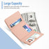 Womens Wallet, Small Slim RFID Card Wallets for Women, Trifold Leather Card Wallet Organizer, Cute Front Pocket Wallets with 7 Card Slots & ID Win...