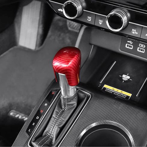 for Honda Civic 2022 2023, CR-V CRV 2023, HR-V HRV 2023, Accord 2018-2023, Gear Shift Knob Cover Trim Automatic Transmission CVT Boots Decoration ...