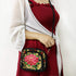 Honbay Yunnan Ethnic Style Handmade Embroidered Crossbody Bag Mini Canvas Shoulder Bag for Women and Girls...