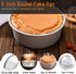 8 Inch Round Cake Pan, Non-Stick Cake Baking Pans with Removable Bottom, Aluminum Cheesecake Pan Chiffon Cake Mould...