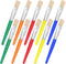 10Pcs Paint Brushes for Pumpkin Painting, Anezus Kids Paint Brushes Classroom Toddlers Paint Brush Set Flat Top Brushed for Preschool Daycare Craf...