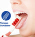 Toothbrush Dual Pro with Multi-Level Filaments, Anti-Slip Grip (Expert Care - Medium Bristles) Adults - Yellow, Red, Blue, Green - 8 Count (Pack o...