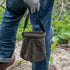 Klein Tools 5143 Canvas Tapered-Bottom Bag with Two Interior Pockets and a Snap Clip, Made of No. 10 Canvas...