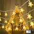 120 LED 40FT Star String Lights, 8 Modes Plug in Star Lights with Timer & Memory, Indoor Outdoor Christmas Twinkle Light for Birthday Party Bedroo...