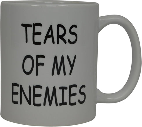 Rogue River Tactical Best Funny Coffee Mug Tears Of My Enemies Novelty Cup Joke Great Gag Gift Idea For Men Women Office Work Adult Humor Employee...