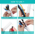 6.6ft - 4/5 inch White Cable Sleeve, Cable Organizer for Desk PC TV Computer, Wire Protector Cable Wrap Cover, Cord Management for Home Office...