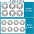 14 Pieces Silver Metal Blazer Button Set, 18mm 23mm Shank Buttons for Sewing Blazers Suits Coats...