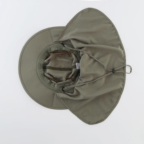 Home Prefer Sun Hats for Men Women Fishing Hat UPF 50+ Wide Brim Bucket Hat UV Protection Hat with Neck Flap Garden Beach...