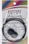 Knitter's Pride Knitter’s Pride Interchangeable Cords 37" (47" w/ tips), Black......
