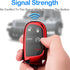 Compatible with Jeep Key Fob Cover with Leather Keychain Soft TPU Protection Key Case for Grand Cherokee Renegade Chrysler 200 300 Dodge RAM Duran...
