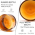 2pcs 8oz Amber Plastic Cosmetic Jars,Wide Mouth Refillable Containers with Lids for Cream, Lotion, Powder, ointment, Bath Salt and Body Butter etc...