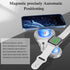 3 in 1 Mag Safe Charger Wireless Foldable Magnetic Wireless Charging Station for iWatch, AirPods Pro/2, iPhone 15/15 Plus/15 Pro Max/14/13 Series/...