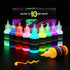 Magicfly Acrylic Glow in The Dark Paint, 10 Bright Colours Liquid Luminous Paint, Neon Paints Glow in Dark for Painting, Halloween Decoration, DIY...