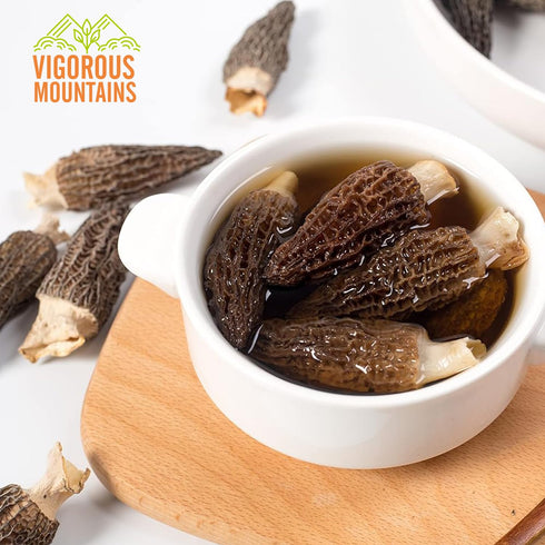 VIGOROUS MOUNTAINS Dried Morel Mushrooms (1 Ounce)...