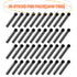 1040 Pcs Black Braces Rubber Bands Orthodontic Ligature Ties O-Rings Elastic Bands for Braces (Black)...