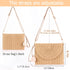 Dailyacc Straw Shoulder Bag For Women Woven Purse Beach Envelope Clutch Straws Wallet...