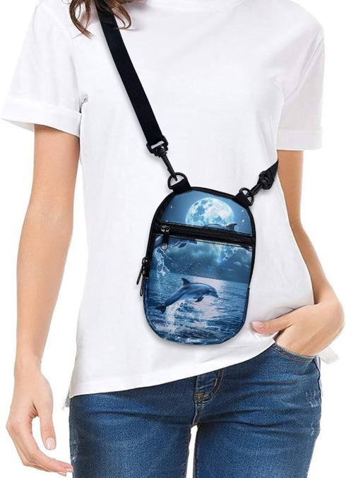Crossbody Bag for Women and Men, Belt Bag with Adjustable Strap Cell Phone Case with Back Zipper Pocket...