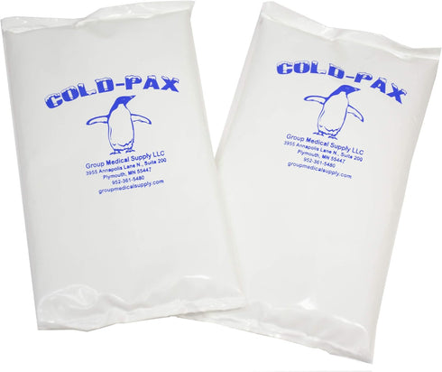 2 Pack - Cold Ice Pack Replacements - 3 oz Long Lasting Gel Packs for Aches, Pains, Bruises, Sores, Coolers, Lunch Boxes, and Medical Purposes...