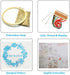 Nuberlic Embroidery Kit Cross Stitch Kit for Adults Stamped Hand Embroidery with Pattern Embroidery Hoop Cloth Needlepoint Thread Floss...