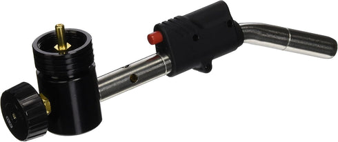 K Tool International 70056 Self Igniting MAPP or Propane Torch Head for Garages, Repair Shops, DIY, Easy on/Off Valve, Push Button, Angled Swivel ...