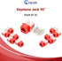 NewYork Cables cat 6 Keystone Jack 90 Degree Punchdown Ethernet Wall Jack for Patch Panels Wall Plates...