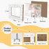 Baby Wooden Photo Frame Mothers Day Gifts Love Gifts for Mom Grandma Nana, Wooden Photo Frame with Iron Stand for Tabletop or Desktop Display, Hom...