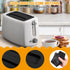 Toaster Cover 2 Slice, 2 Pack Toaster Covers, 6.22x4.09in Silicone Toaster Lid Bread Washable Machine Cover Toaster Oven Cover Kitchen Appliance C...
