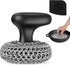 Cast Iron Scrubber | Dish Scrub Brush | 316 Cast Iron Cleaner Chainmail Scrubber for Cast Iron Pan Skillet Cleaner - Dish Scouring Pad Dishwasher ...