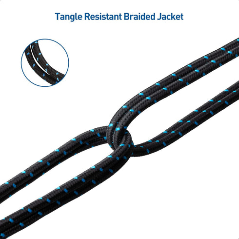 Cable Matters Braided Short USB C to Micro USB Cable 1 ft (Micro USB to USB-C Cable, USB Type C to Micro USB Cable) in Black......