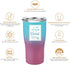 Philippians 4:13 Tumbler - I Can Do All Things Through Christ Who Strengthens Me - Stainless Steel Insulated Cup - Christian Gifts for Women (20 O...