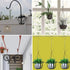 6 Pack Extra Large Heavy Duty Long Outdoor Plant Hanging S Hooks - for Baskets, Bird Feeders, Wind Chimes, Garden Ornaments,Pergola,Closet,Flower ...