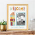 Dimensions 70-35349 Welcome Home Counted Cross Stitch Photo Frame Kit, 8" x 10"...