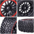 HobbyPark 2.55" Tall 12mm Hex PreGlued 1/10 RC Touring Car Wheels and Tires Set 1.02" 26mm Wide Soft Rubber for Tamiya HPI Traxxas Redcat Kyosho B...